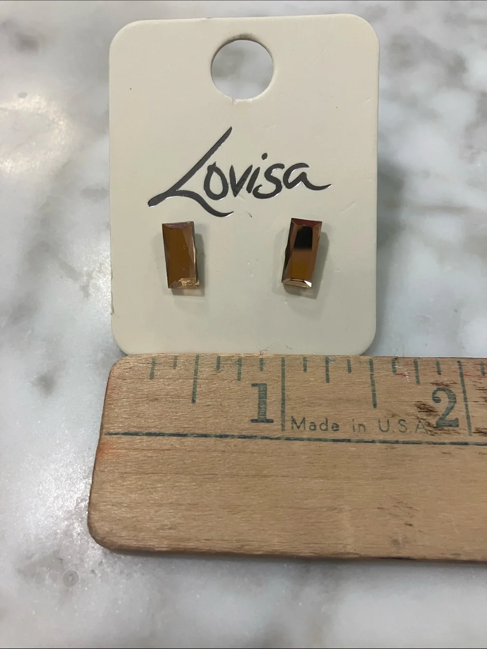 Lovisa Stud Earring pair- White, Gold & Red- set of 3 pairs
